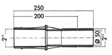 Ingjutningsrör för betongpool