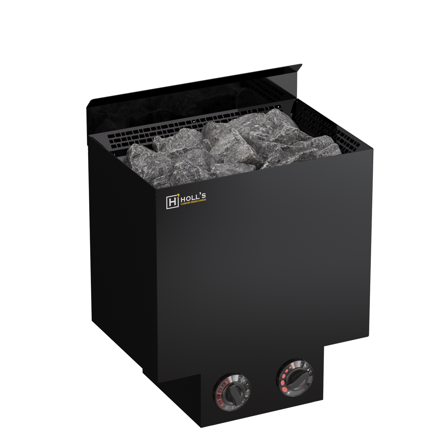 Bastuaggregat HOLL’S VULKANO Black 6,0 kW