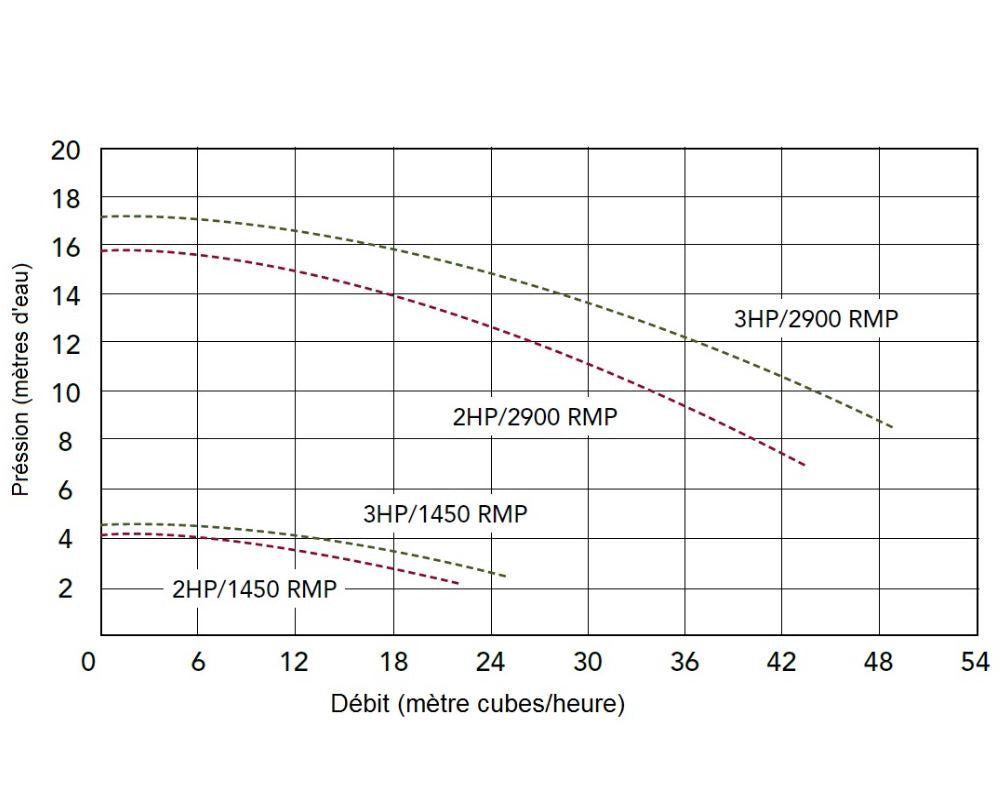 Pump Balboa Niagara 3hp 2-spd Pump (2x2)