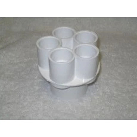 PVC Fördelare 2" hona samt 5x1" hona CS