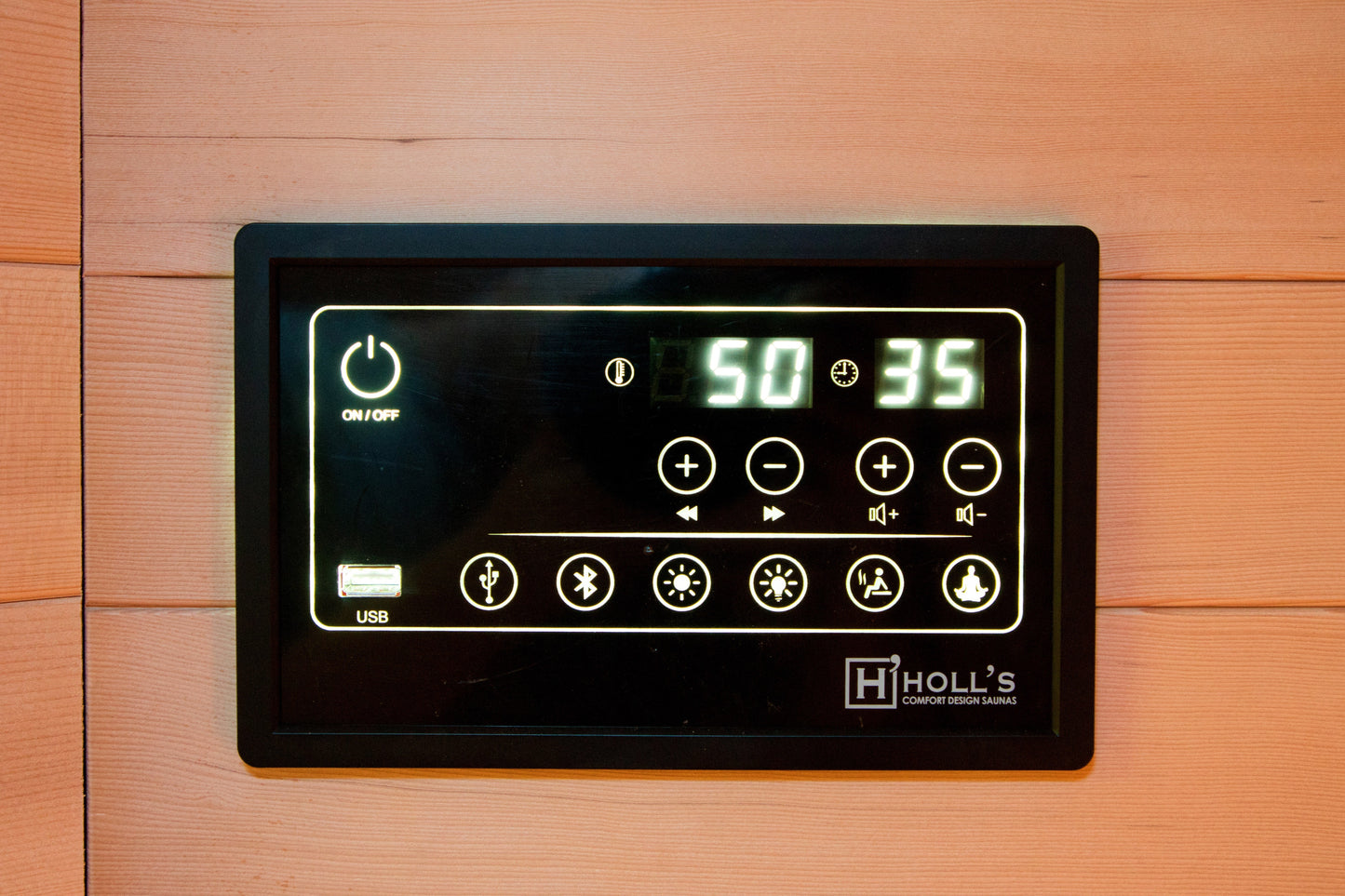 Holl’s PureWave EVO 3C Infraröd Bastu Hörn 3 Personer – Dual Healthy Full Spectrum