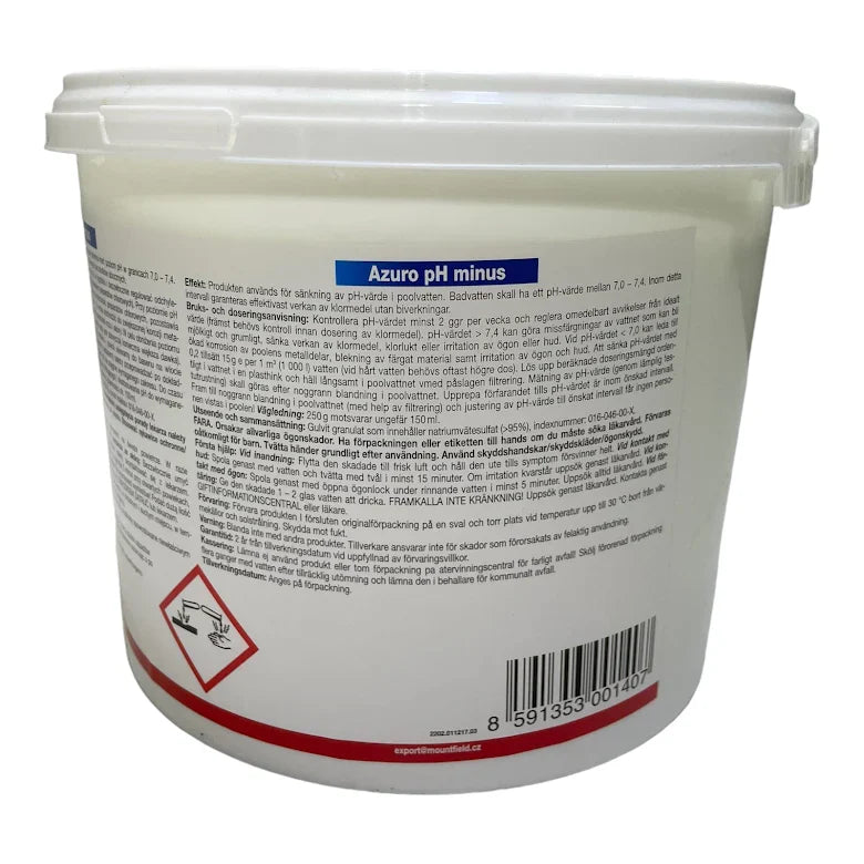 Azuro pH minus granulat 4,5 kg