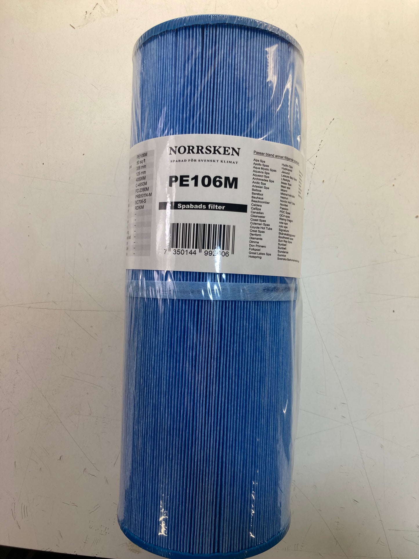 Spafilter som passar b.la. Arctic, Artesian, Beachcomber, Jacuzzi, Novitek, Passion, Svenska Bad