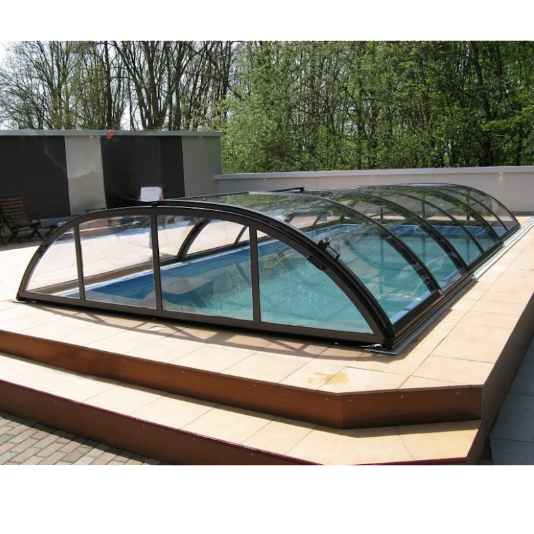 Pooltak Novara A Klarplast Antracit 6,42x3,25m