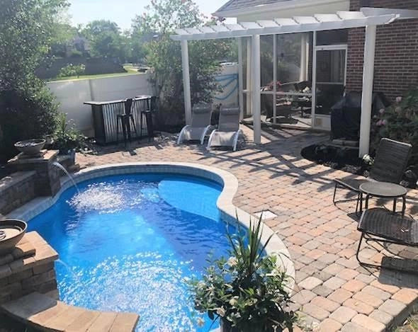 Glasfiberpool Crystal Cove