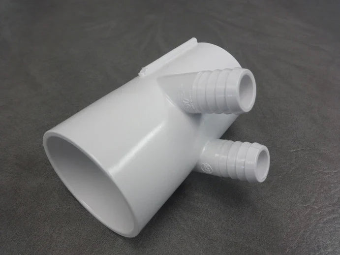 PVC Fördelare 2"/2" hona samt 2x3/4" hane rillad CS