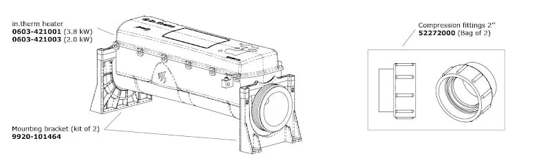 Värmare In.Therm 4 kW CS