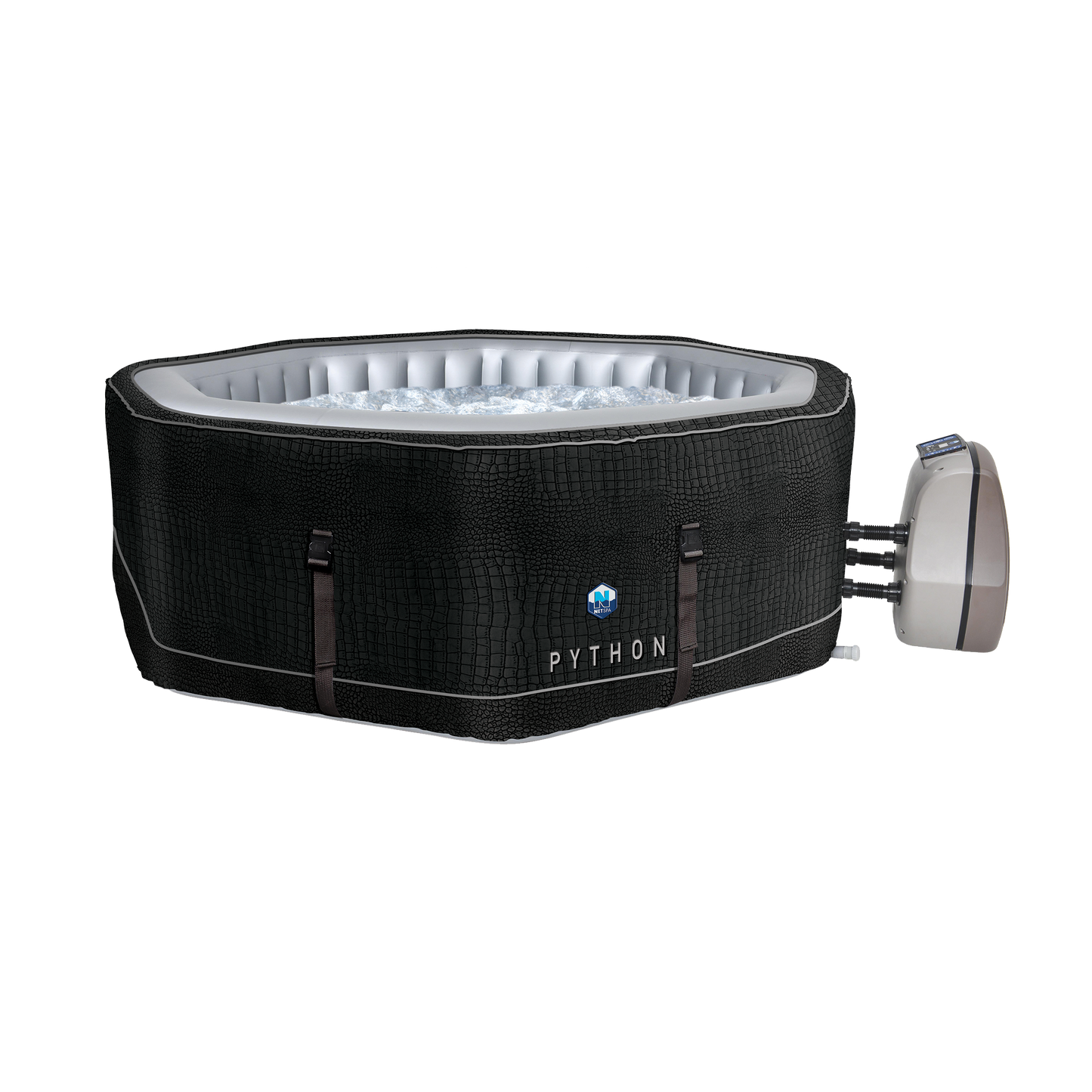 NetSpa Python 5–6 Personer Uppblåsbart Premium Spa – 185 cm