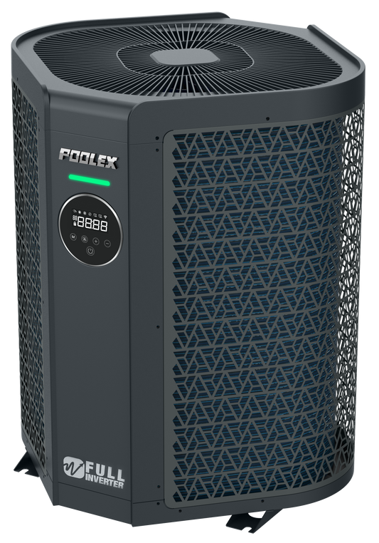 Poolex Vertigo Fi 2 – Full Inverter Poolvärmepump med Vertikal Ventilation