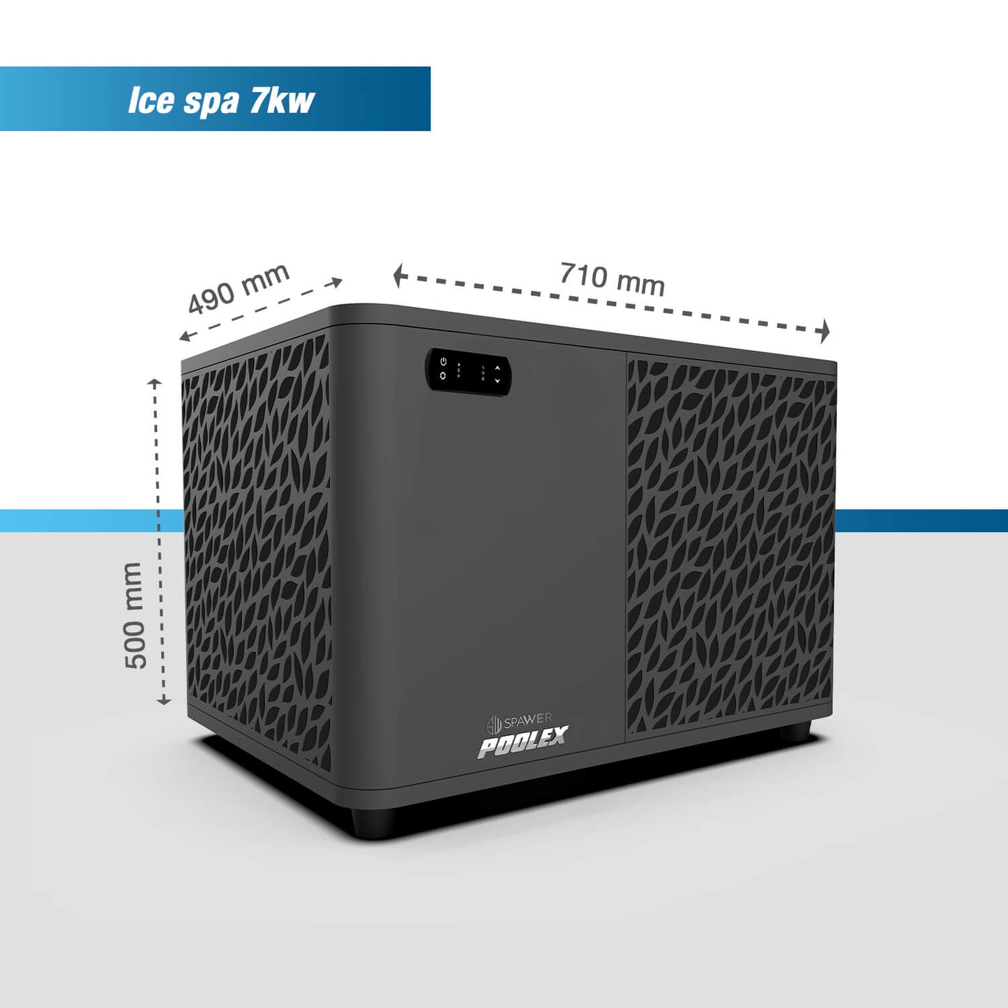 Poolex Spawer IceSpa 7 kW – Spa Värmepump för -25°C | Full Inverter & EVI