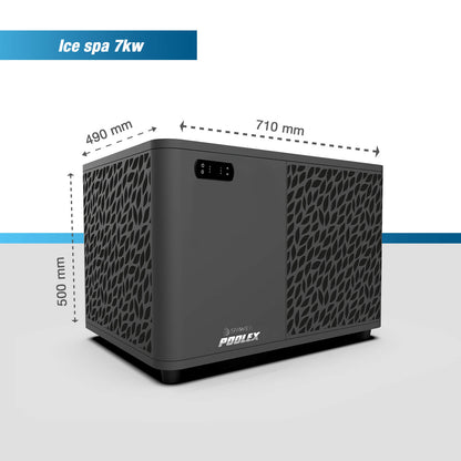 Poolex Spawer IceSpa 7 kW – Spa Värmepump för -25°C | Full Inverter & EVI