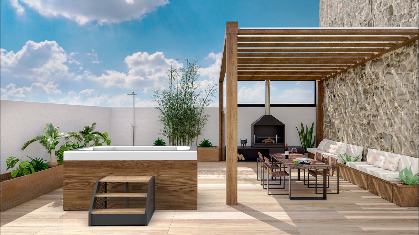 Heaven Steps – Stabil Spa Trappa med Förvaring