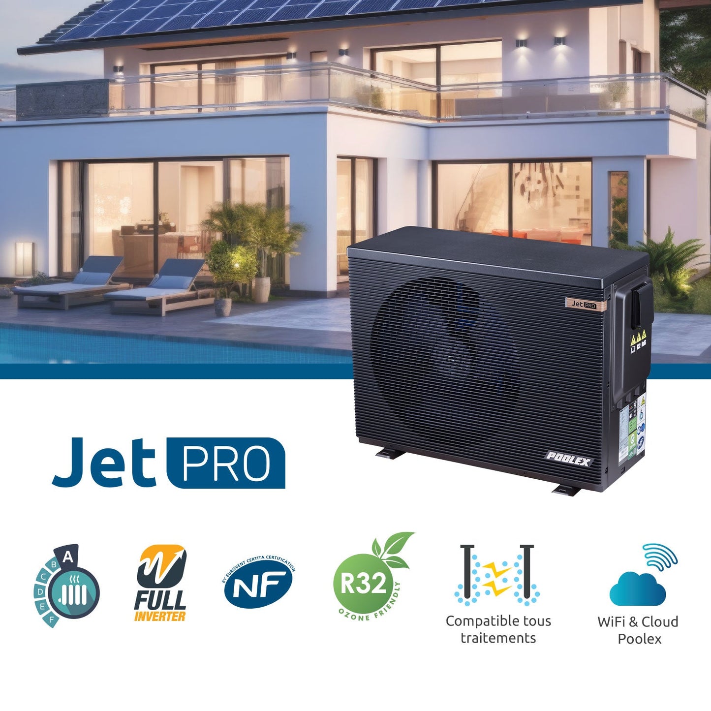 Poolex Jet Pro Premium Full Inverter Poolvärmepump