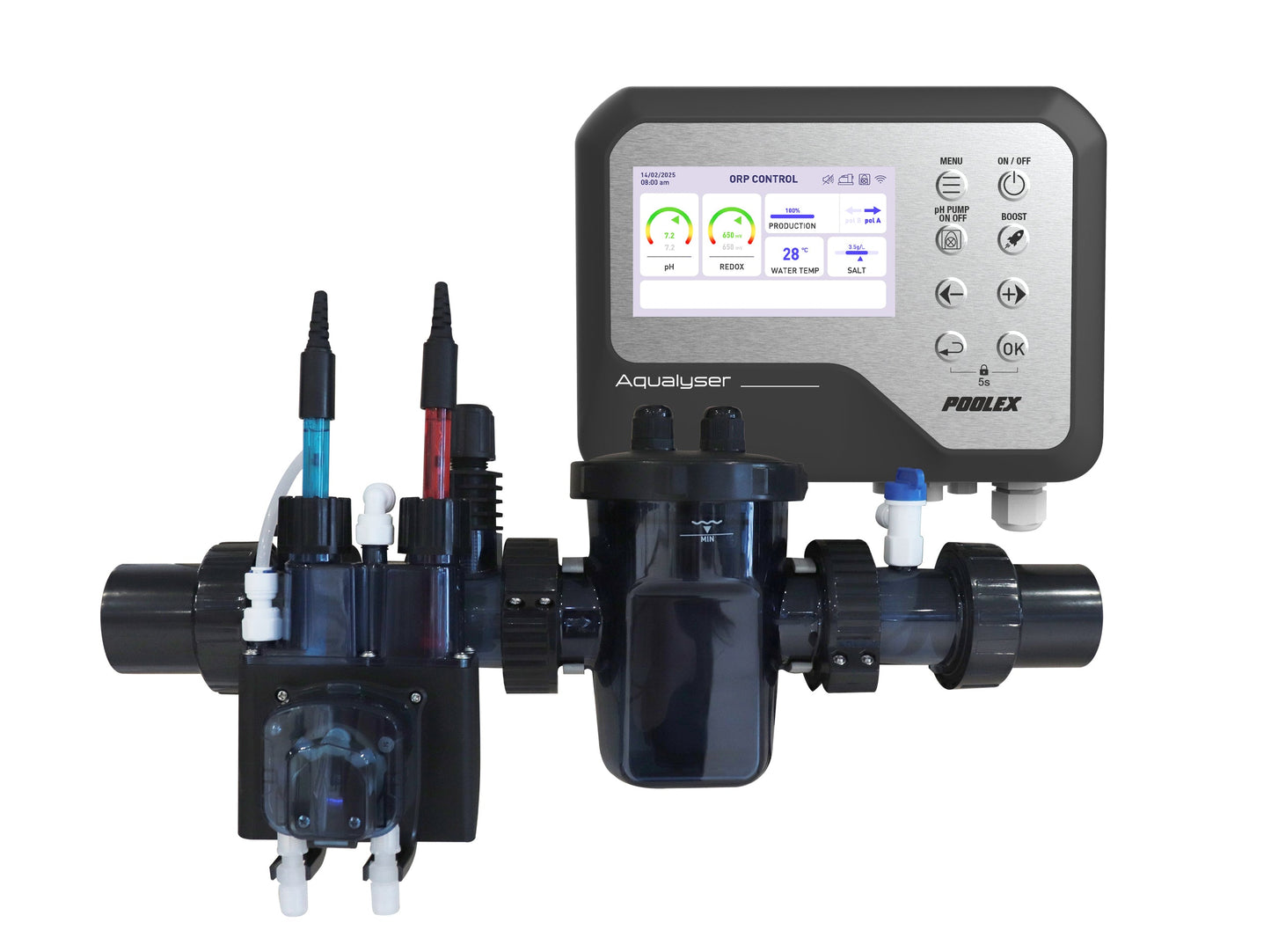 Poolex Aqualyser – Intelligent och automatisk vattenrening med full kontroll