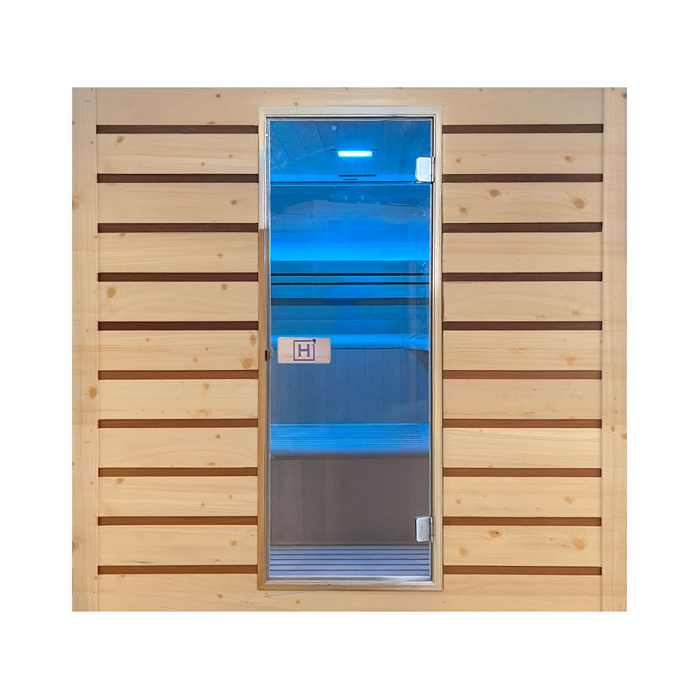 Holl’s Eccolo Bastu 6 Personer – Traditionell Ångbastu med LED & Energibesparande Isolering