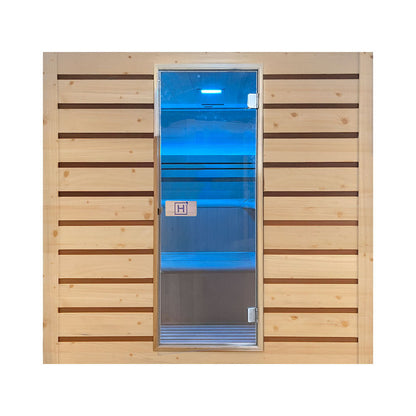 Holl’s Eccolo Bastu 6 Personer – Traditionell Ångbastu med LED & Energibesparande Isolering