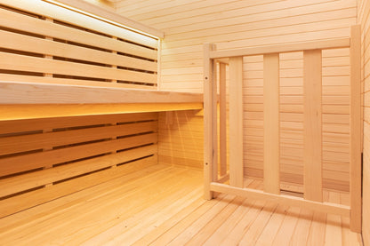 Sauna Sense Hörn 3 Personer – Traditionell Bastu 4,5 kW (Komplett paket)