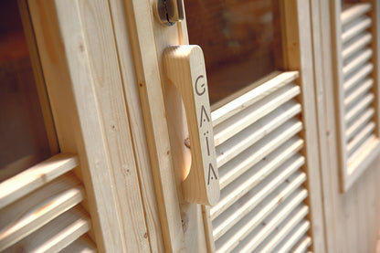 Sauna Gaïa Bella – Utomhusbastu i Massiv Gran (3 personer)