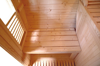 Sauna Gaïa Bella – Utomhusbastu i Massiv Gran (3 personer)