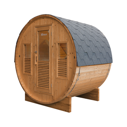 Sauna Gaïa Bella – Utomhusbastu i Massiv Gran (3 personer)