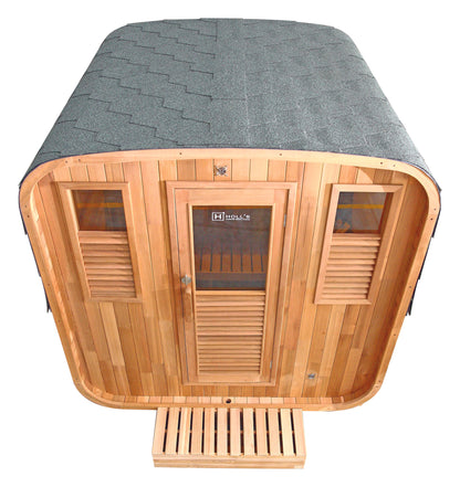 Holl’s Gaïa Nova Utomhusbastu 6 Personer – Kanadensisk Gran med LED Kromoterapi