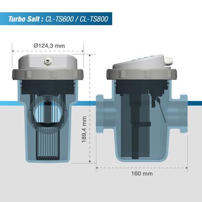 Saltklorinator Poolex Turbo Salt 10-80 m3