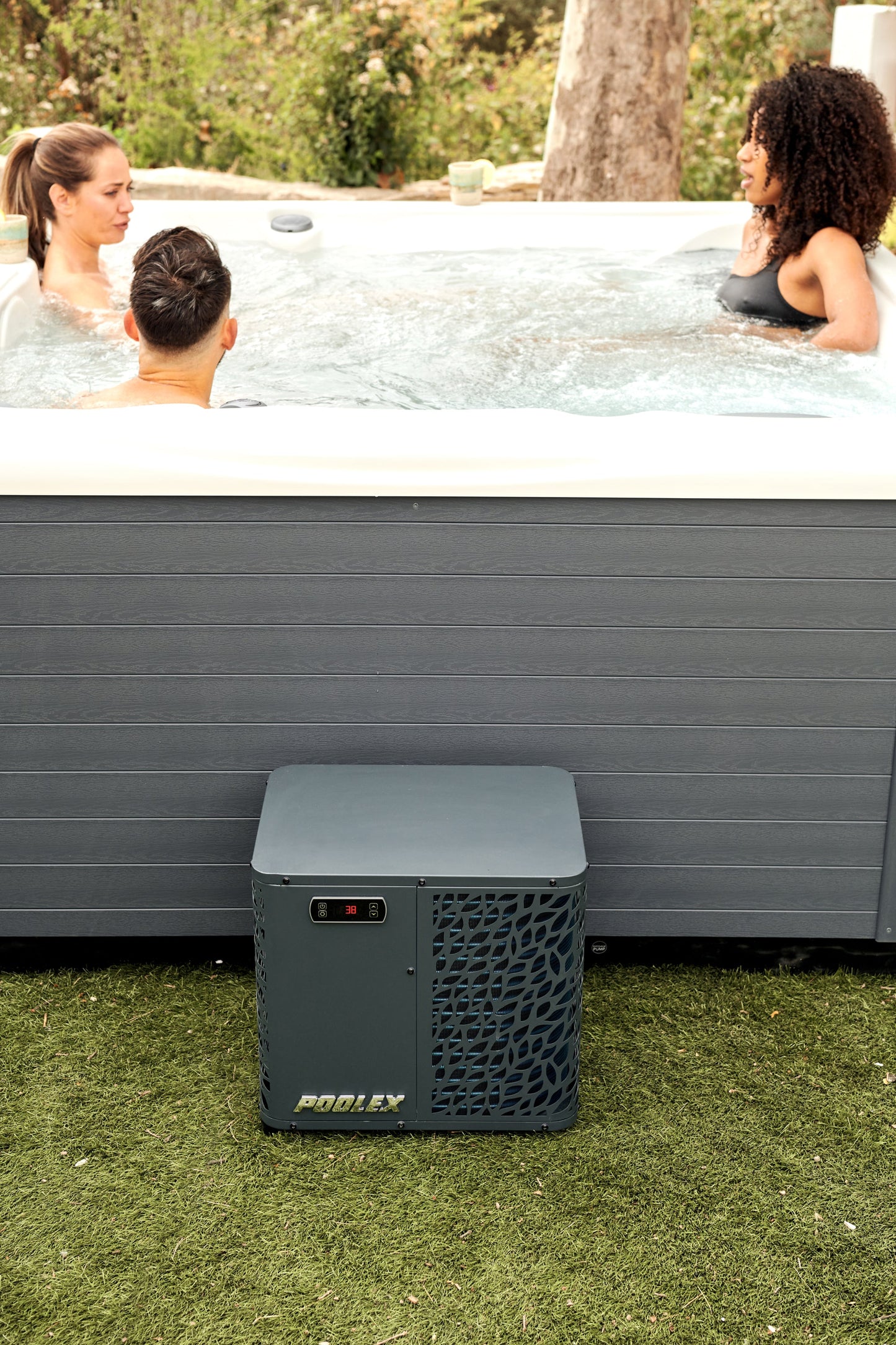Poolex Spawer O'Spa Värmepump för Spa – 3/5/7 kW | Plug & Play | Värme & Kyla