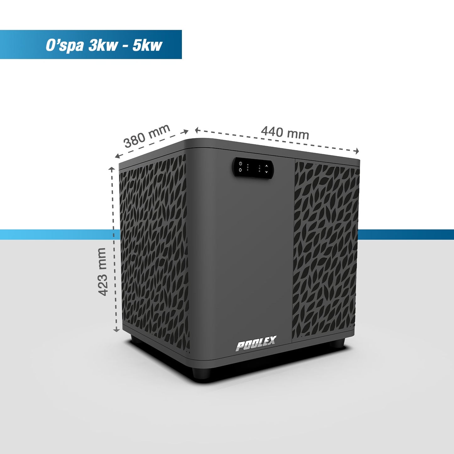 Poolex Spawer O'Spa Värmepump för Spa – 3/5/7 kW | Plug & Play | Värme & Kyla