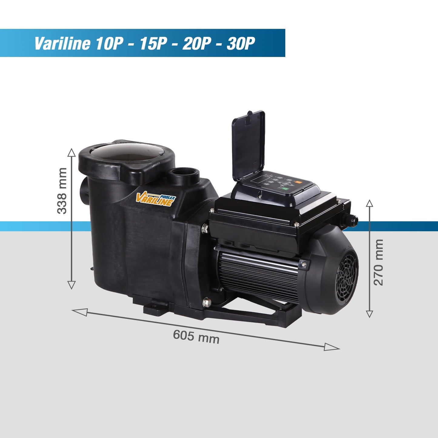 Poolex VariLine WiFi Poolpump – Variabel hastighet (5 varianter)