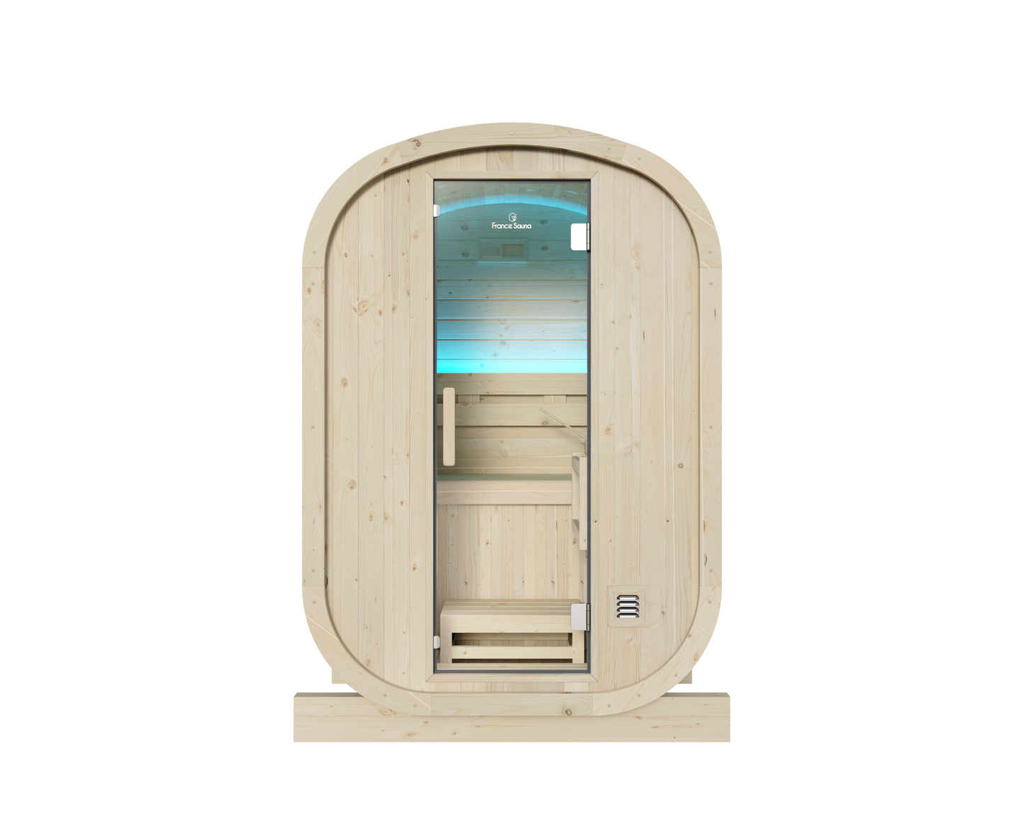 Sauna Gaïa Urban 2 Personer – Utomhusbastu i Kanadensisk Gran (130x130 cm)