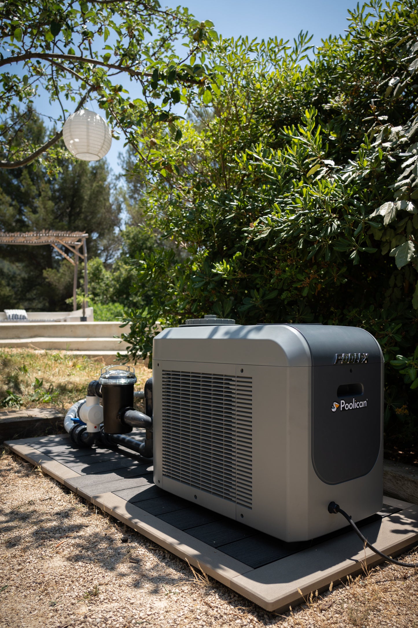 Poolex Poolican New Edition 102 Extra – 4-i-1 Teknikrum för Pool upp till 25 m³