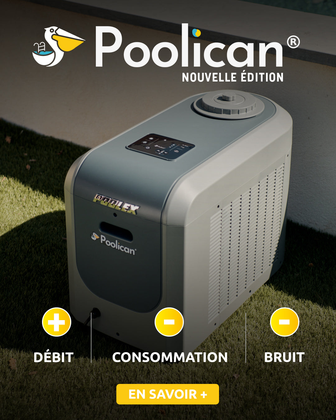 Poolex Poolican New Edition 102 Extra – 4-i-1 Teknikrum för Pool upp till 25 m³