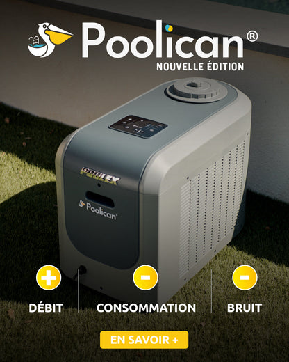 Poolex Poolican New Edition 102 Extra – 4-i-1 Teknikrum för Pool upp till 25 m³