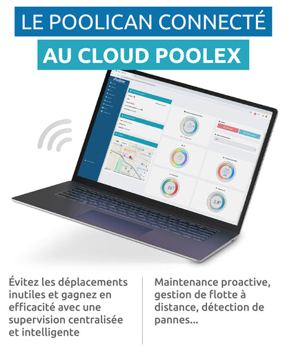 Poolex Poolican New Edition 102 Extra – 4-i-1 Teknikrum för Pool upp till 25 m³