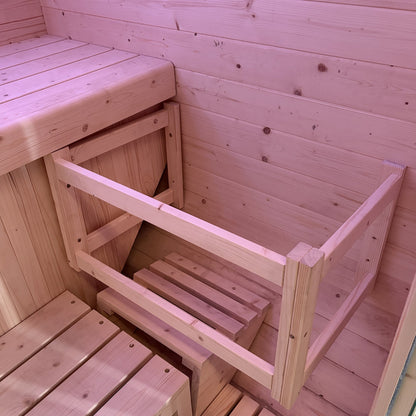 Sauna Gaïa Urban 2 Personer – Utomhusbastu i Kanadensisk Gran (130x130 cm)