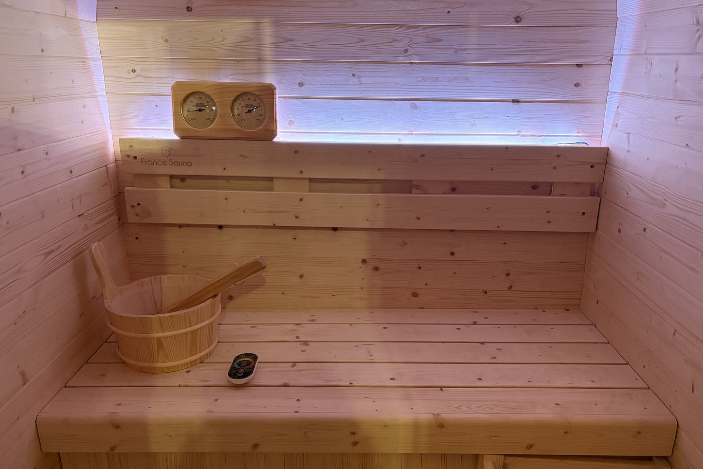 Sauna Gaïa Urban 2 Personer – Utomhusbastu i Kanadensisk Gran (130x130 cm)