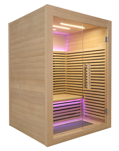 Holl’s Canopée Infraröd Bastu 2 Personer – Triple Care Full Spectrum & Premium Gran