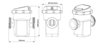 Saltklorinator Poolex Turbo Salt 10-80 m3