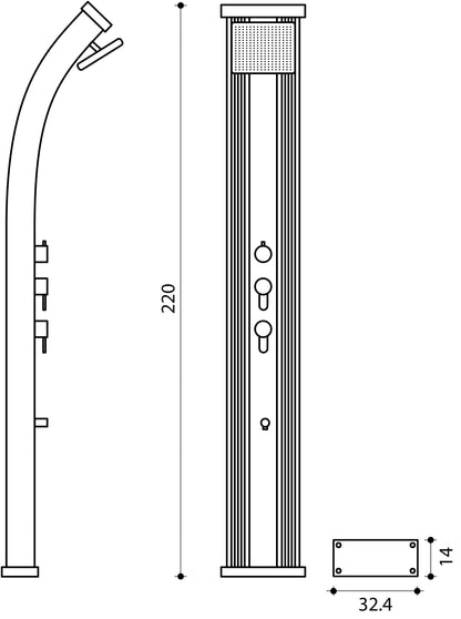 Utedusch Formidra Dada Hybrid 40L Böjd