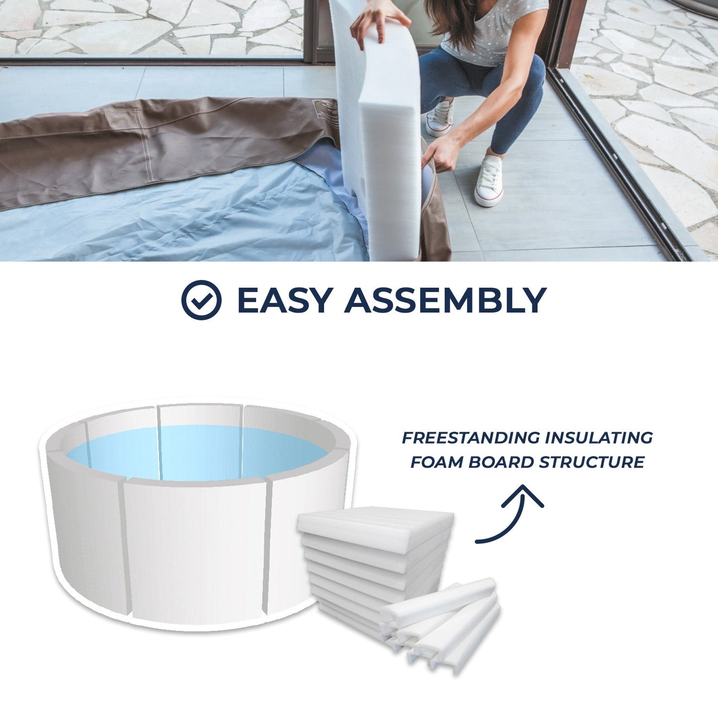 NetSpa Octopus 4–6 Personer Semi-Rigid Spa – 193 cm