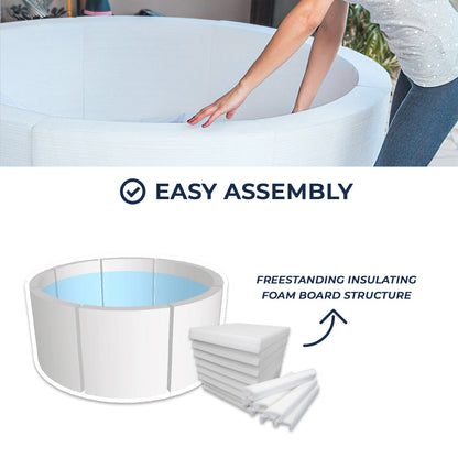 NetSpa Vita 4 Personer Semi-Rigid Spa – Rund 156 cm