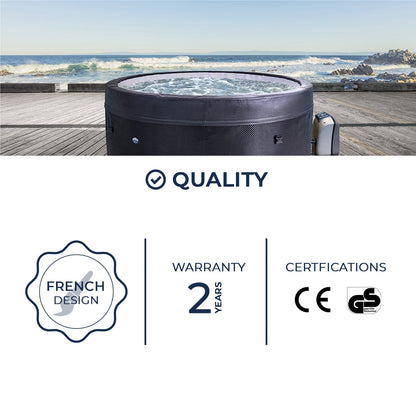 NetSpa Vita 4 Personer Semi-Rigid Spa med Möbler & Omramning