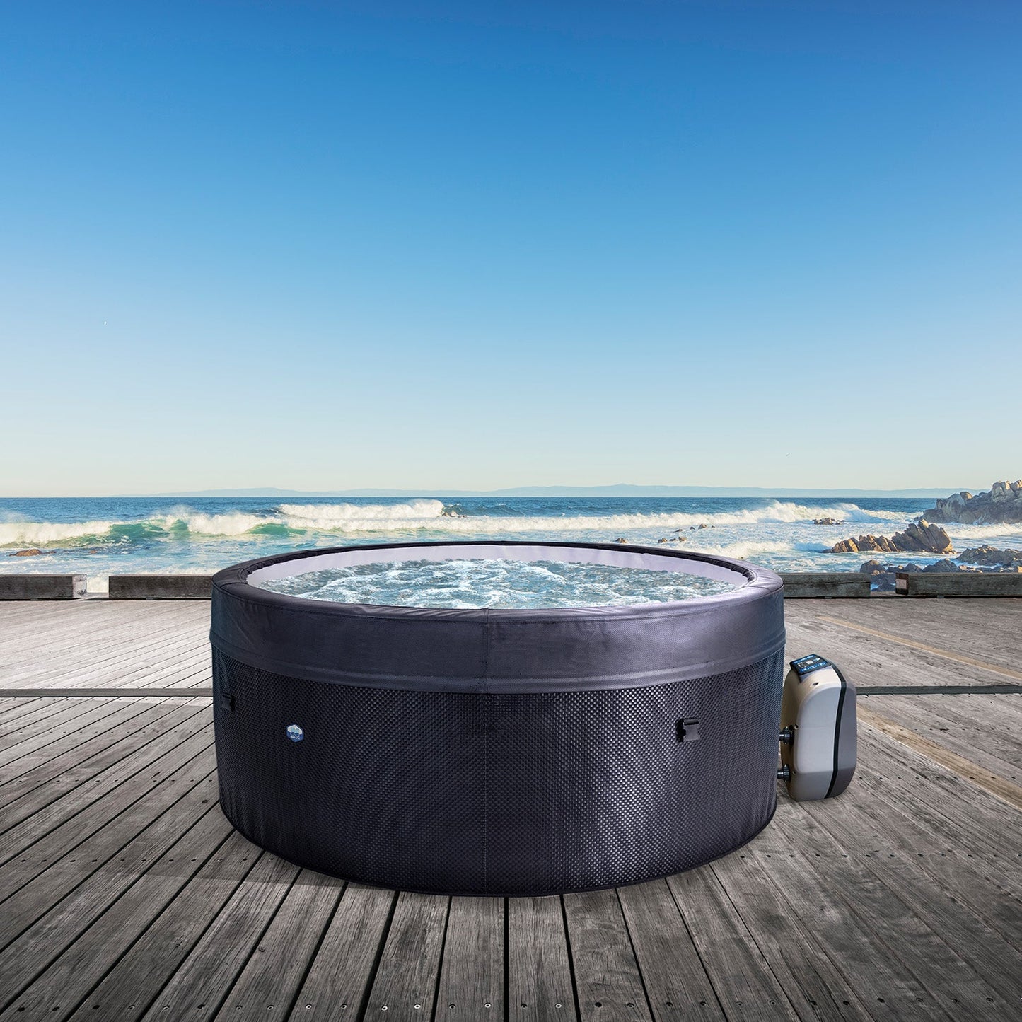 NetSpa Vita 4 Personer Semi-Rigid Spa – Rund 156 cm