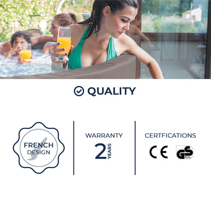 NetSpa Vita Premium 6 Personer Semi-Rigid Spa med Möbler