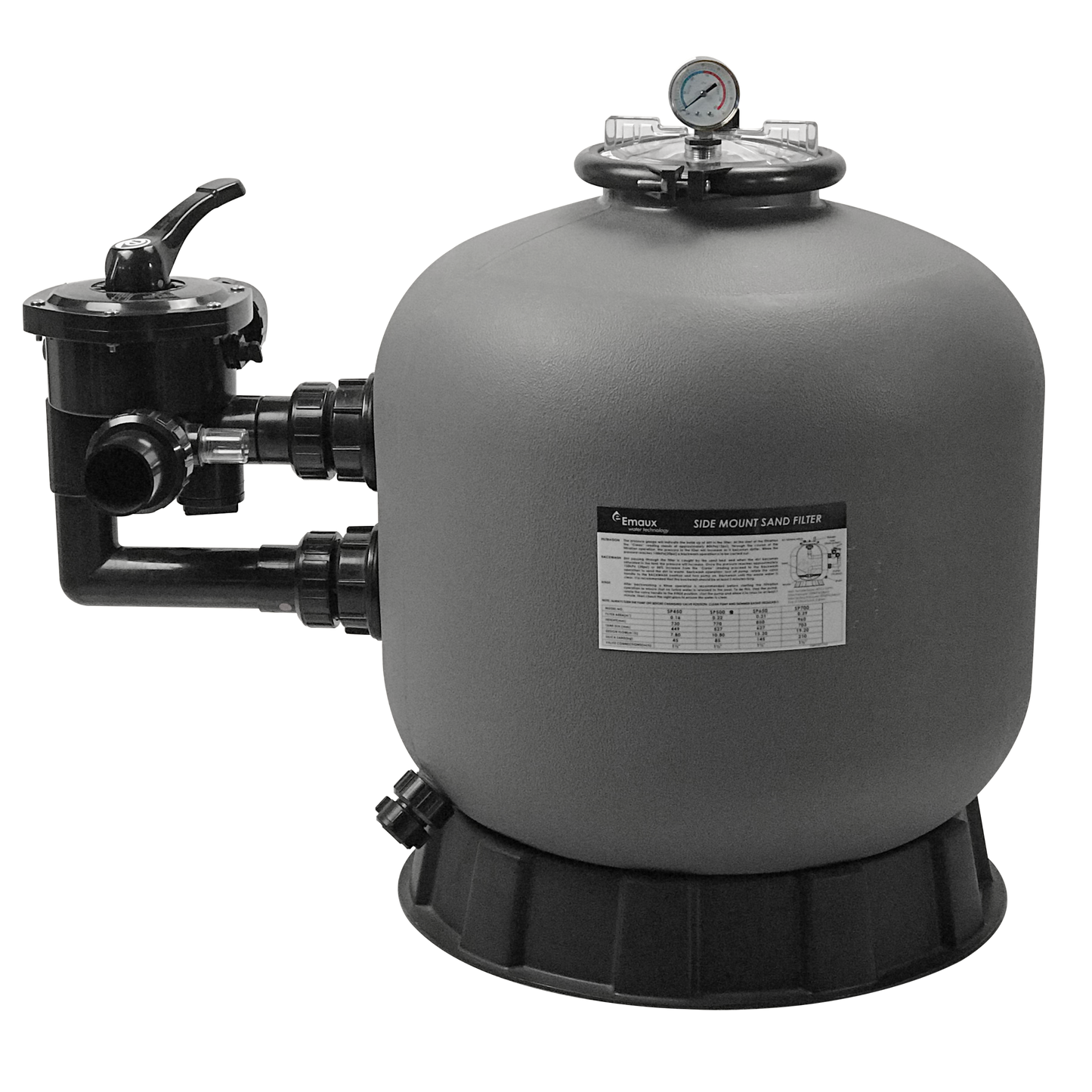 Sandfilter Poolex Opti sidomonterad ventil