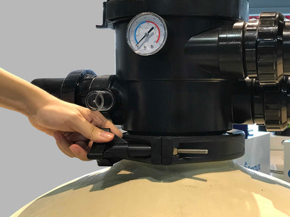 Poolex Ultra Top Sandfilter – HDPE-tank, 6-vägsventil