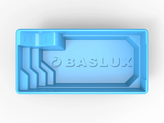 Glasfiberpool AQUA FIT 6,30m x 3,10m x 1,50m