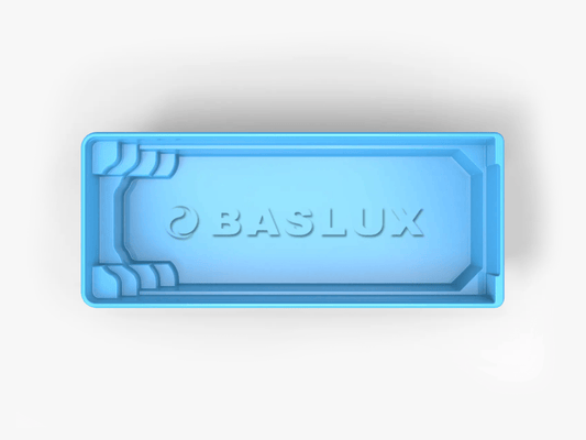 Glasfiberpool BORNEO 8,00m x 3,75m x 1,50m