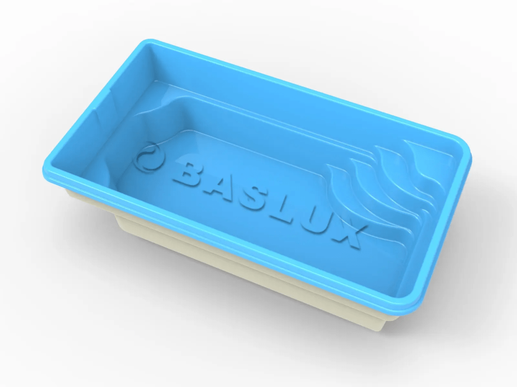 Glasfiberpool CYPR 5,40m x 3,00m x 1,50m