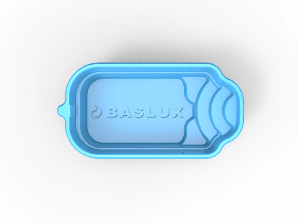 Glasfiberpool EGINA 5,00m x 2,70m x 1,30m